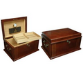 The Caesar 50 Count French Antique Finish Cigar Humidor